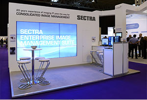 Sectra Custom Build Exhibition Stand