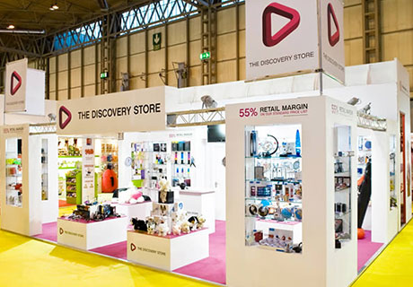 The Discovery Store Colonnade and Gantry Exhibition Stand